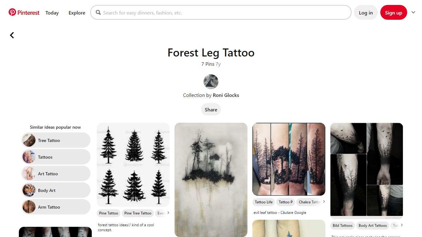 8 Forest Leg Tattoo ideas | tree tattoo, forest tattoos, cool tattoos